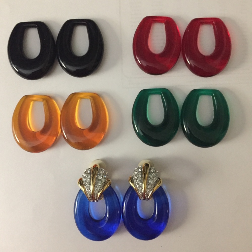 Joan Rivers interchangeable clip-on earrings set A